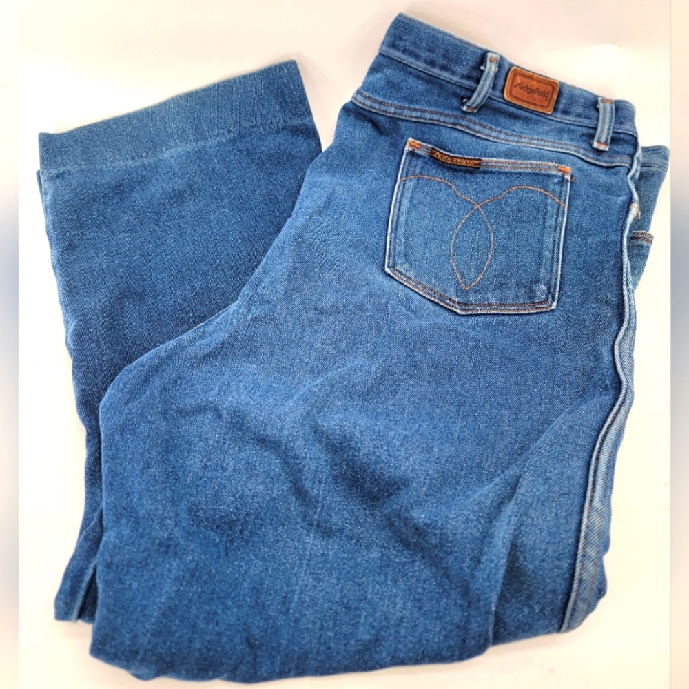 Vintage SedgeField Mens Denim Pants Straight Leg Med Wash Size 48x26